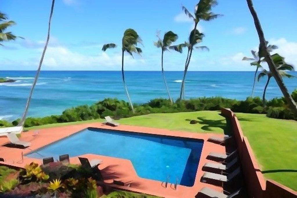 Luxury 2-Story Oceanfront Condo W/ Views & Pool Wailua  Екстериор снимка